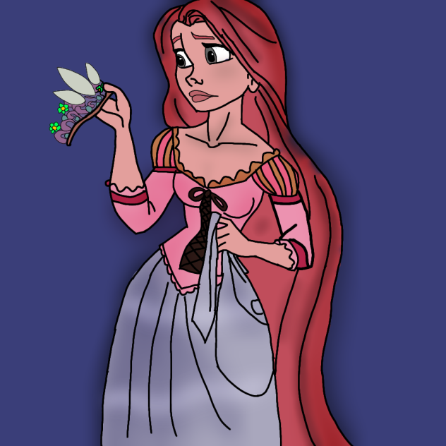 Rapunzel,com Ariel, Rapunzel wiht ariel