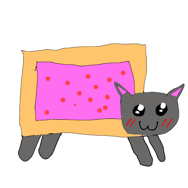 nyan cat template