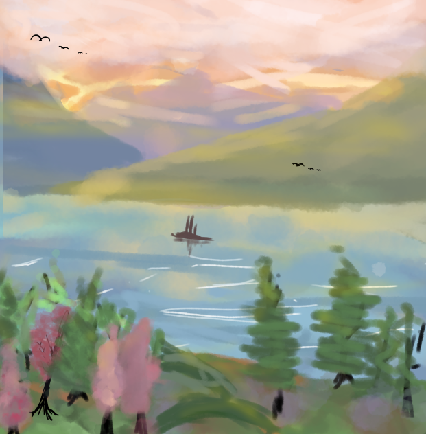 a landscape..