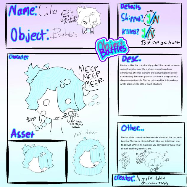 Object battle oc