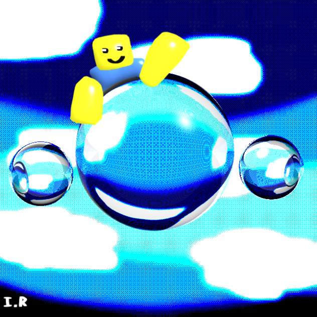 Roblox dude on a ball