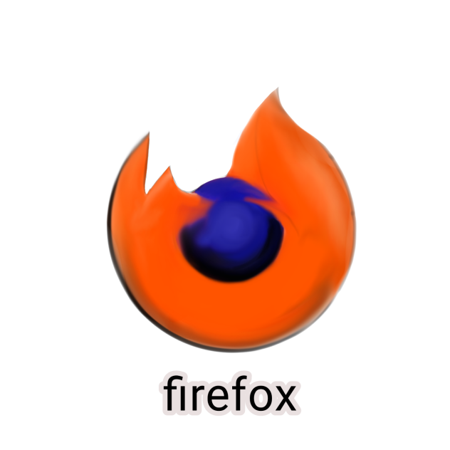 Firefox 3D Logo IbisPaint