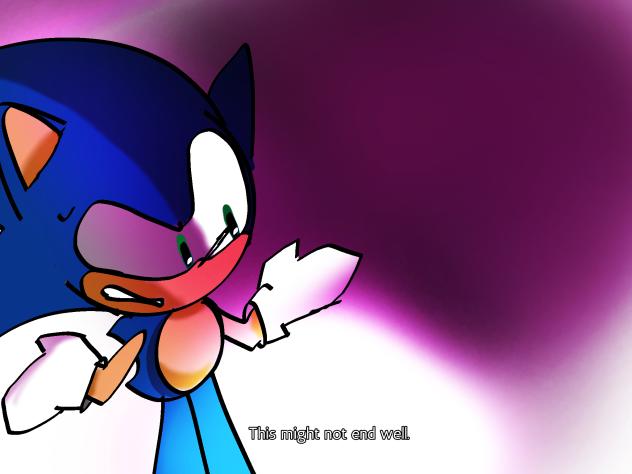 redraw of sonic colors scene