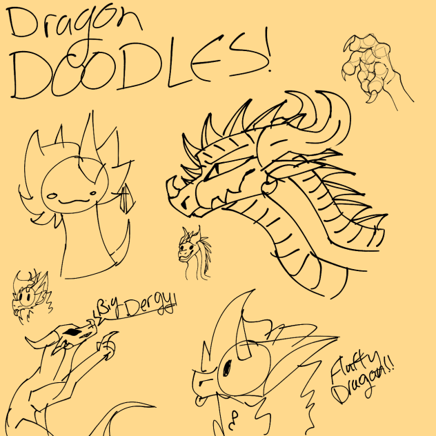 dragon doodles