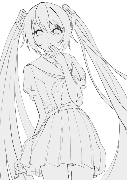 線画