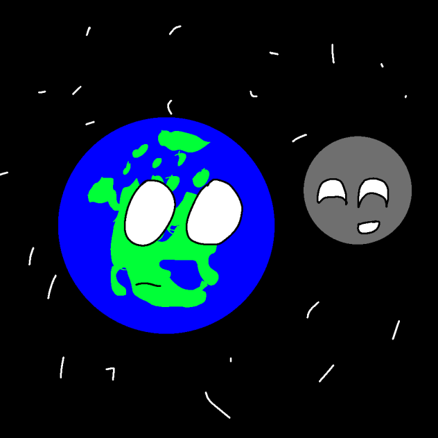 Earth moon