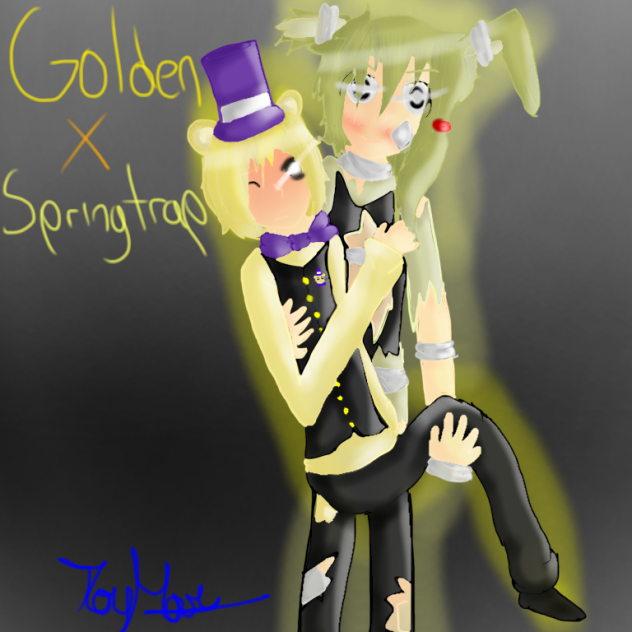 speed art-Golden X SpringTrap