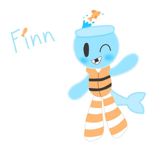 Dandy’s world Finn fanart