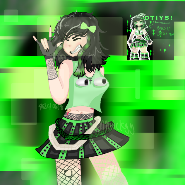 mia's dtiys 💚🐸🧝🏼‍♀️