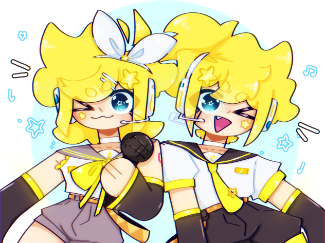 Rin and Len 💛💛