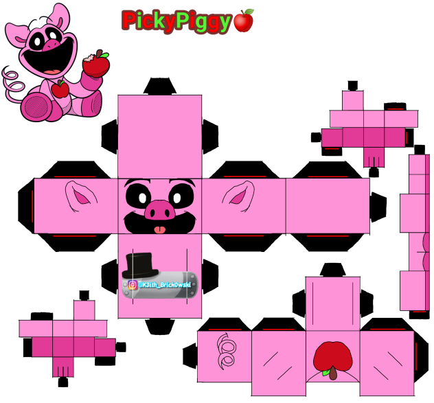 Smiling Critters - PickyPiggy🍎