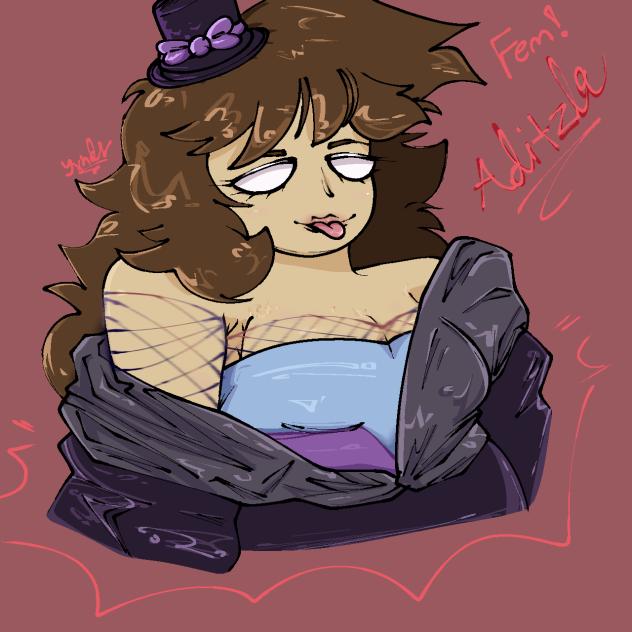 female aditzla aka friends oc