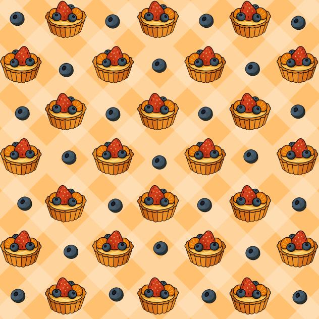 Fruit biscuit cake background 3