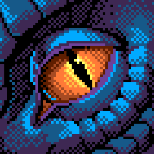 Pixel Dragon Eye