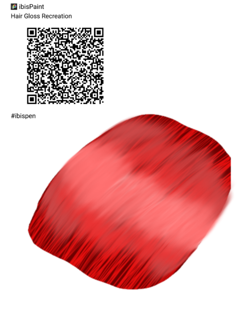 Hair Gloss recreation - ibisPaint