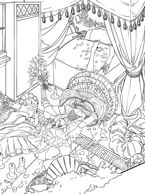 Depressed Bride Nita(Lineart)