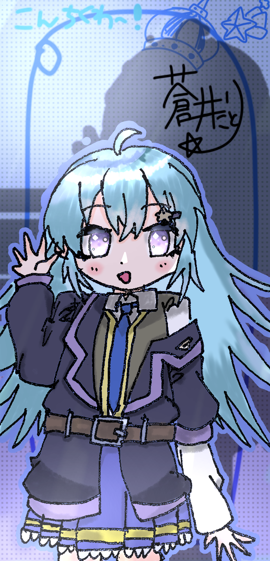 Youtubeのチャンネルのアイコンちゃん リメイク版 Ibispaint