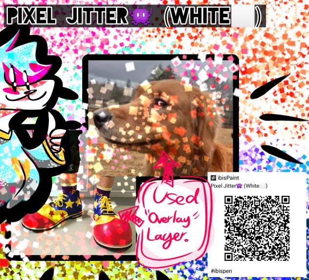 Pixel Jitter👾 (White⬜️) brush!