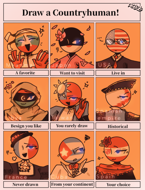Draw a Countryhuman - ibisPaint