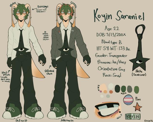 KOYIN REFERENCE SHEET (updated...)