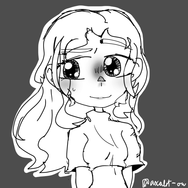 A doodle of Axalot - lol me