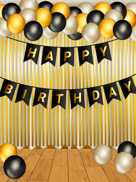 Birthday party decoration