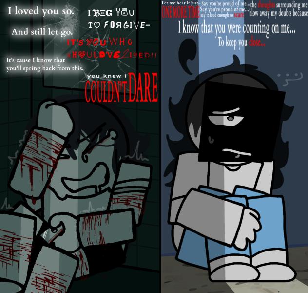 SELF-HARM WARNING = My cries for her.