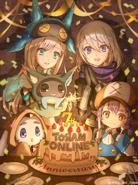 7周年記念イラスト【トーラムオンライン】