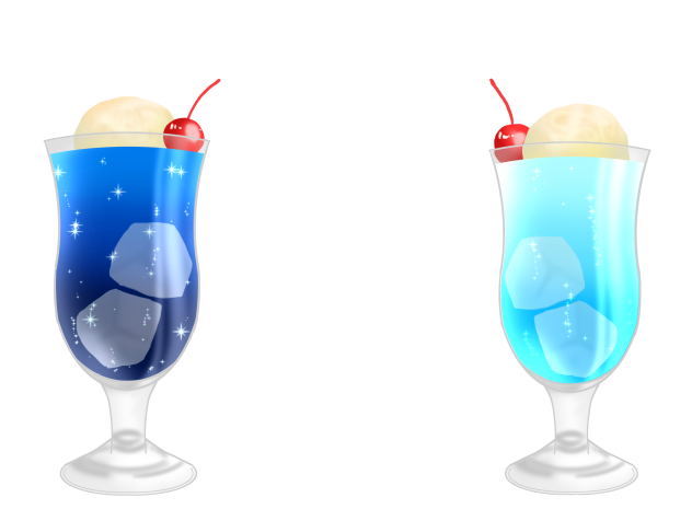 クリームブルーソーダ Cream blue soda - ibisPaint