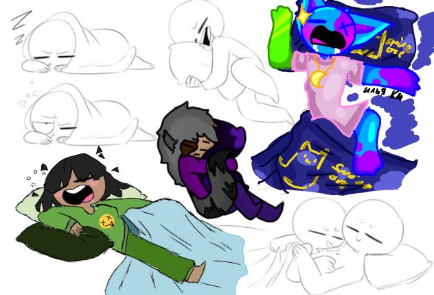 SLEEPING COLLAB!!!!!