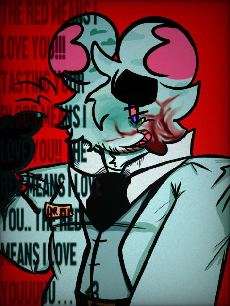 THE RED MEANS I LOVE YOU