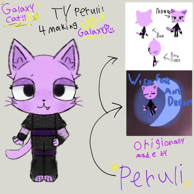 Galaxy's Character sheet 1!! 💜🖤✨🌌