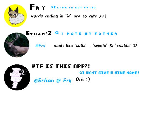 Just a little chat ;3