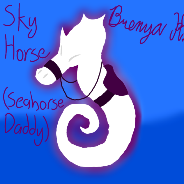 Sky Horse Lusus (Seahorse Dad) (Redraw)