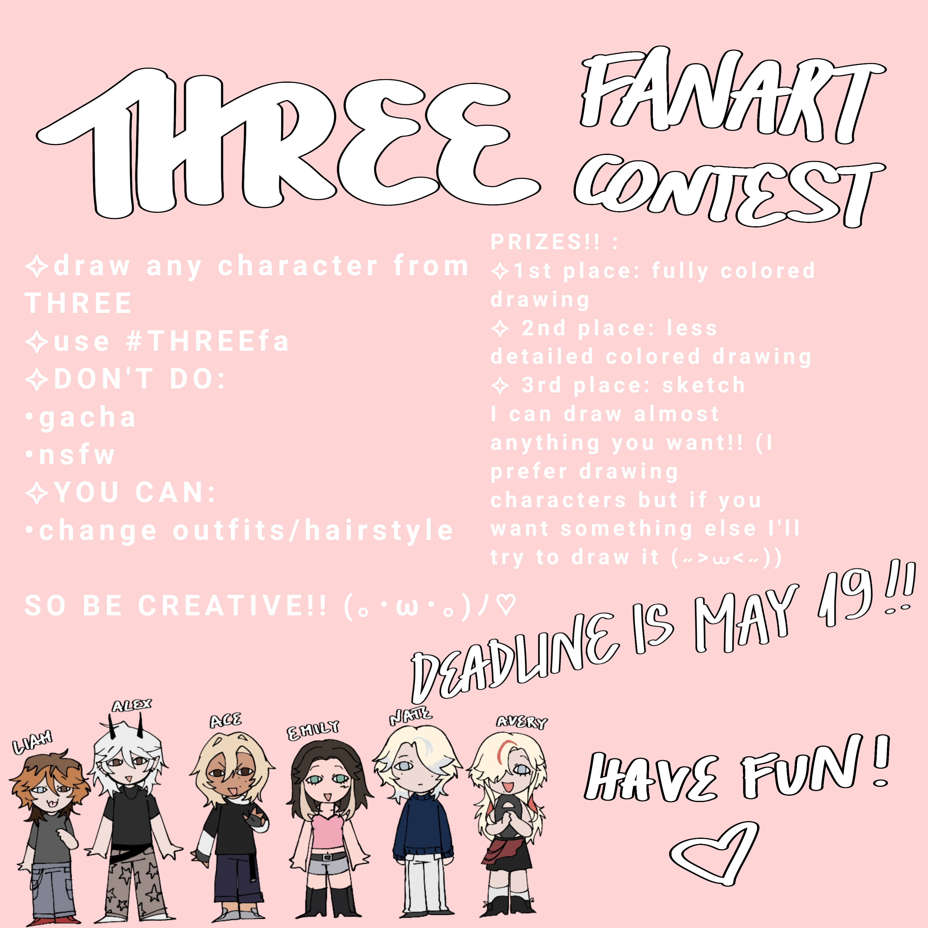 THREE FANART CONTEST!! - ibisPaint