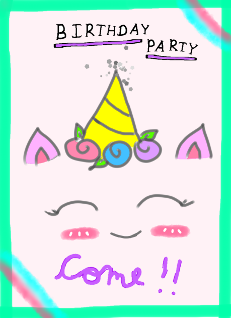 Birthday card decor