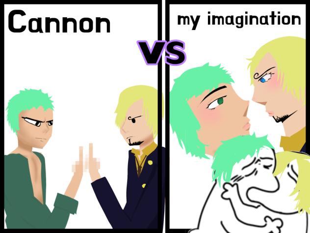 Cannon vs my imagination one piece