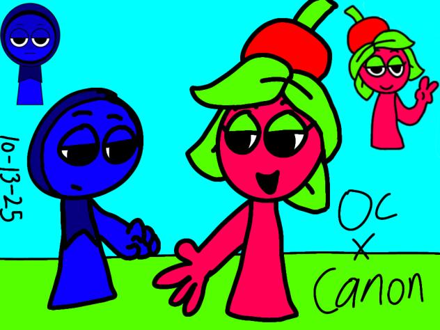 Oc x Canon ship