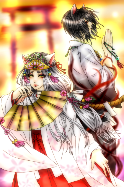 【塗った】巫女と贄