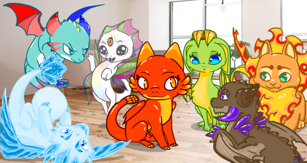 my 7 imaginary dragons