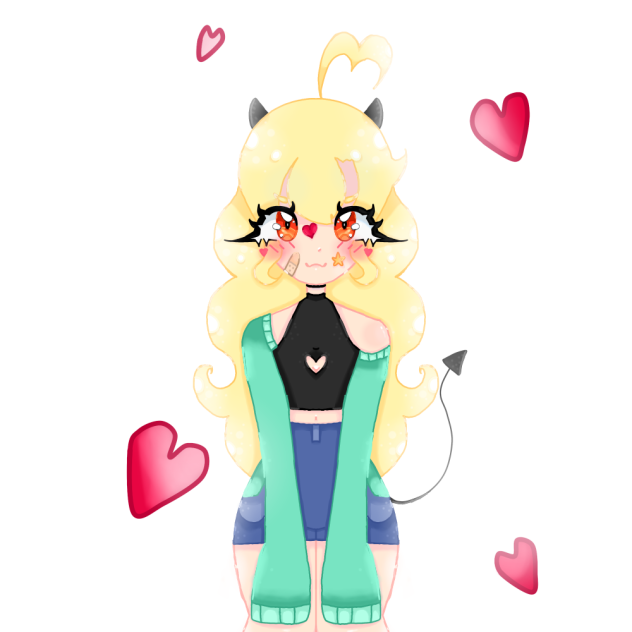 Girl I decided to draw