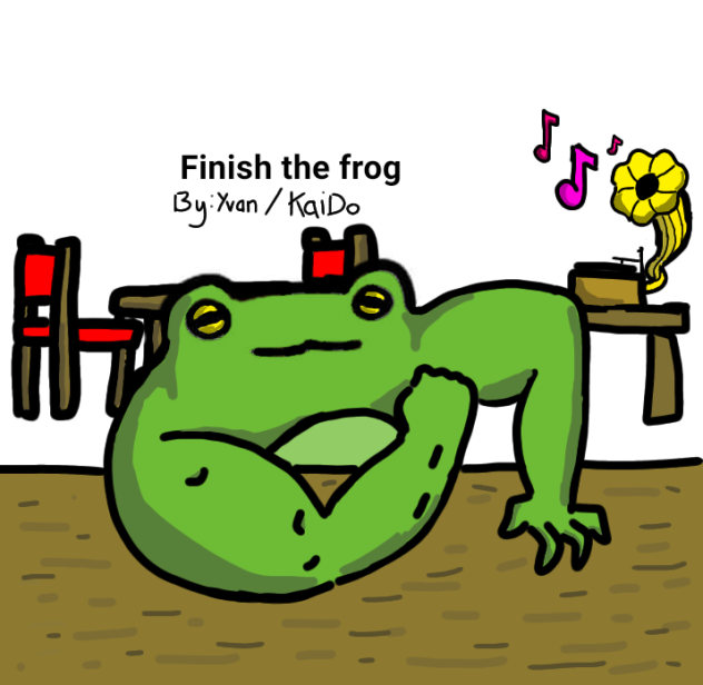 Finish the frog