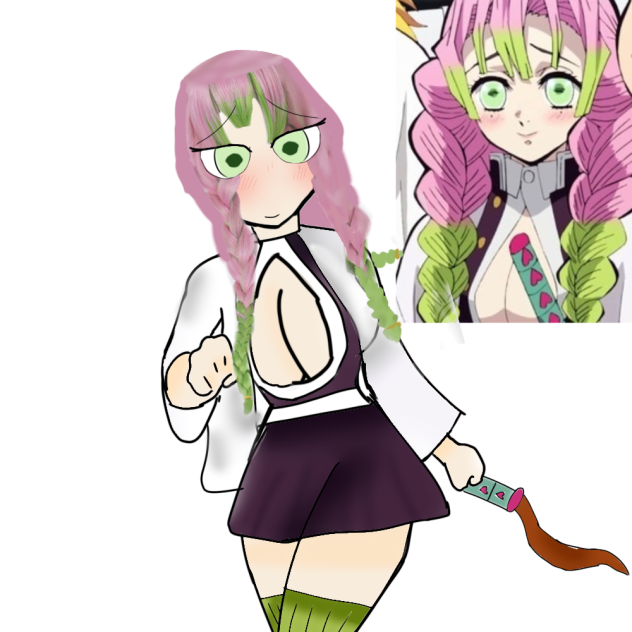 Drawing Mitsuri remake ☺️