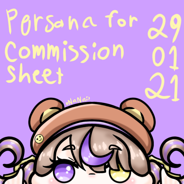 persona for 1st comm sheet