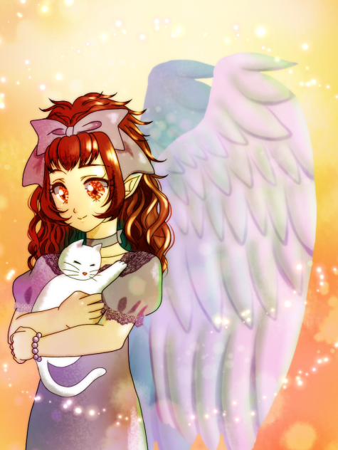 天使と猫