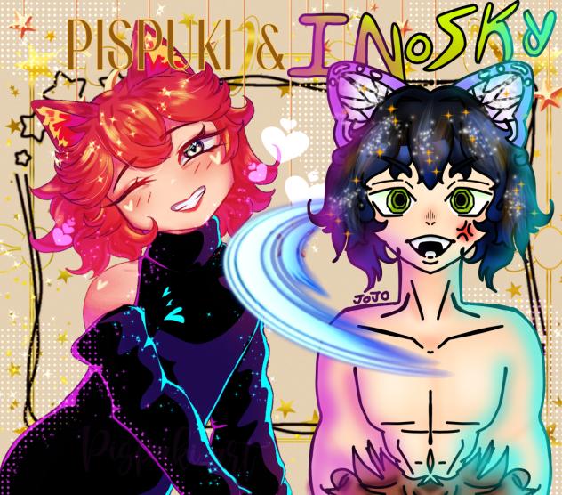 Pispuki 💜and💙inosky