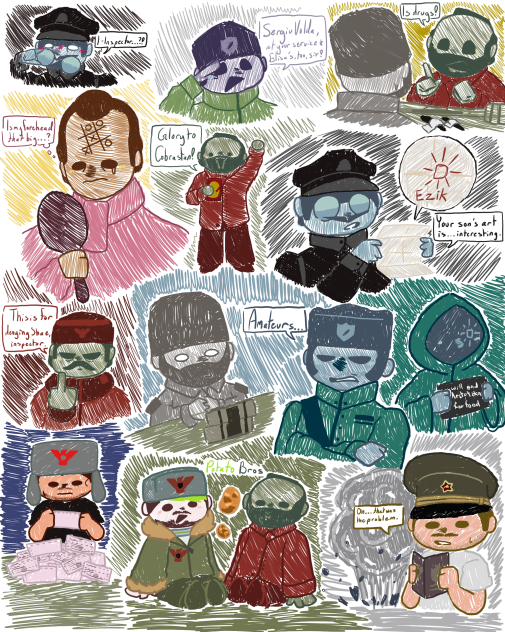 Papers Please Doodles