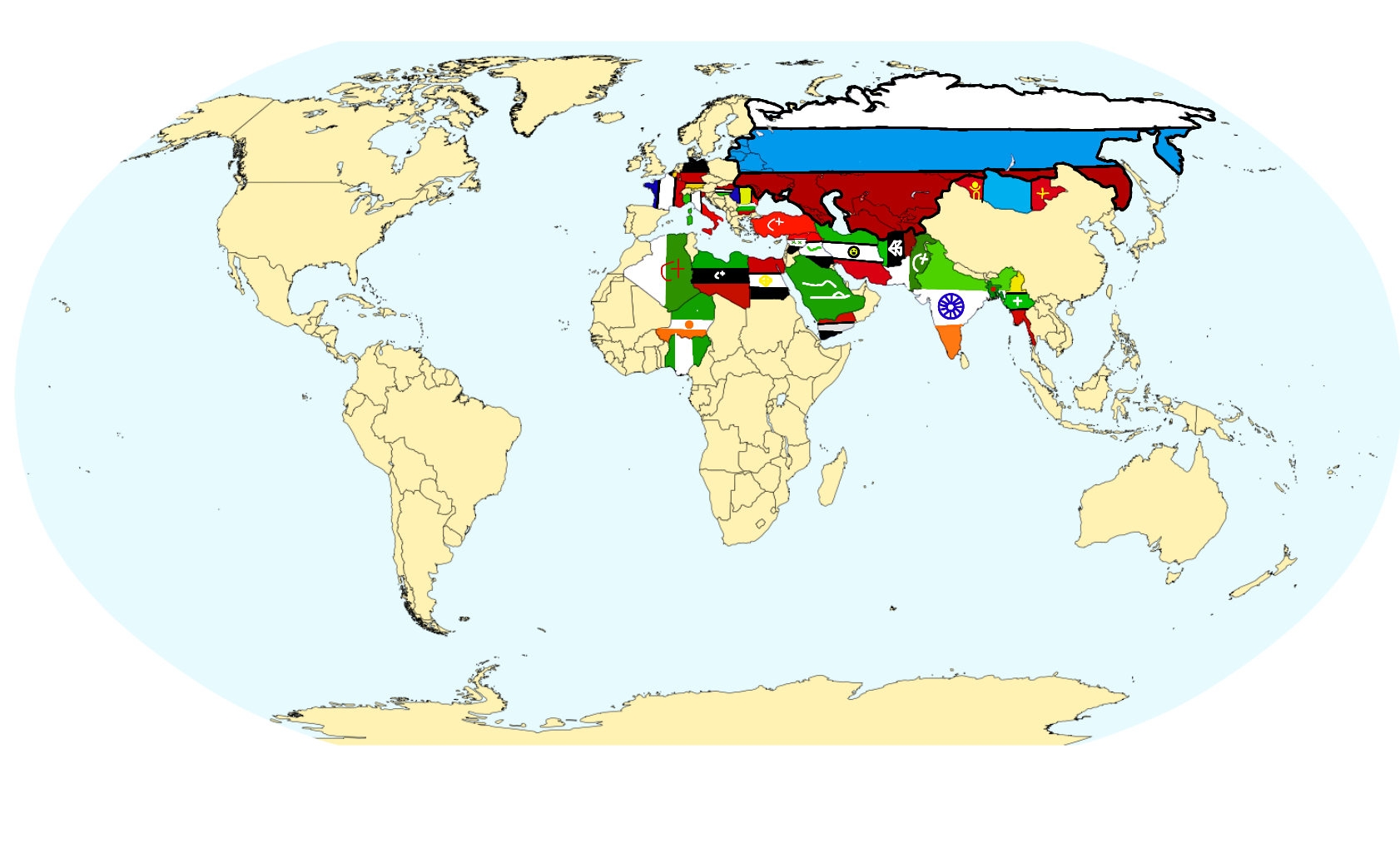 i make this world map for years - ibisPaint
