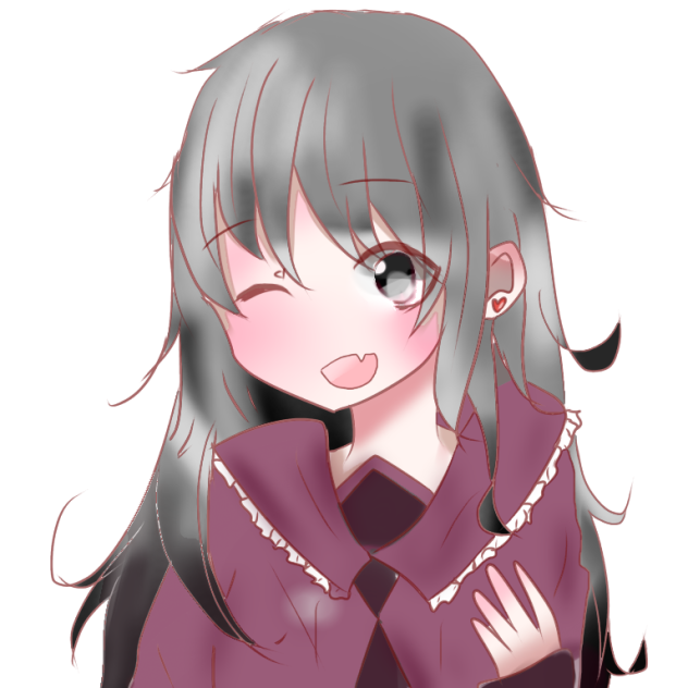 バサバサ髪の女の子