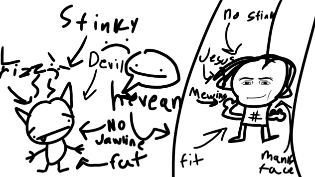 difference between Jesus and devil